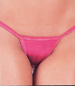 Front view for thong and g-string.