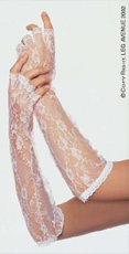 Sexy long gloves.
