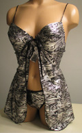 Silver Shiny Nighty